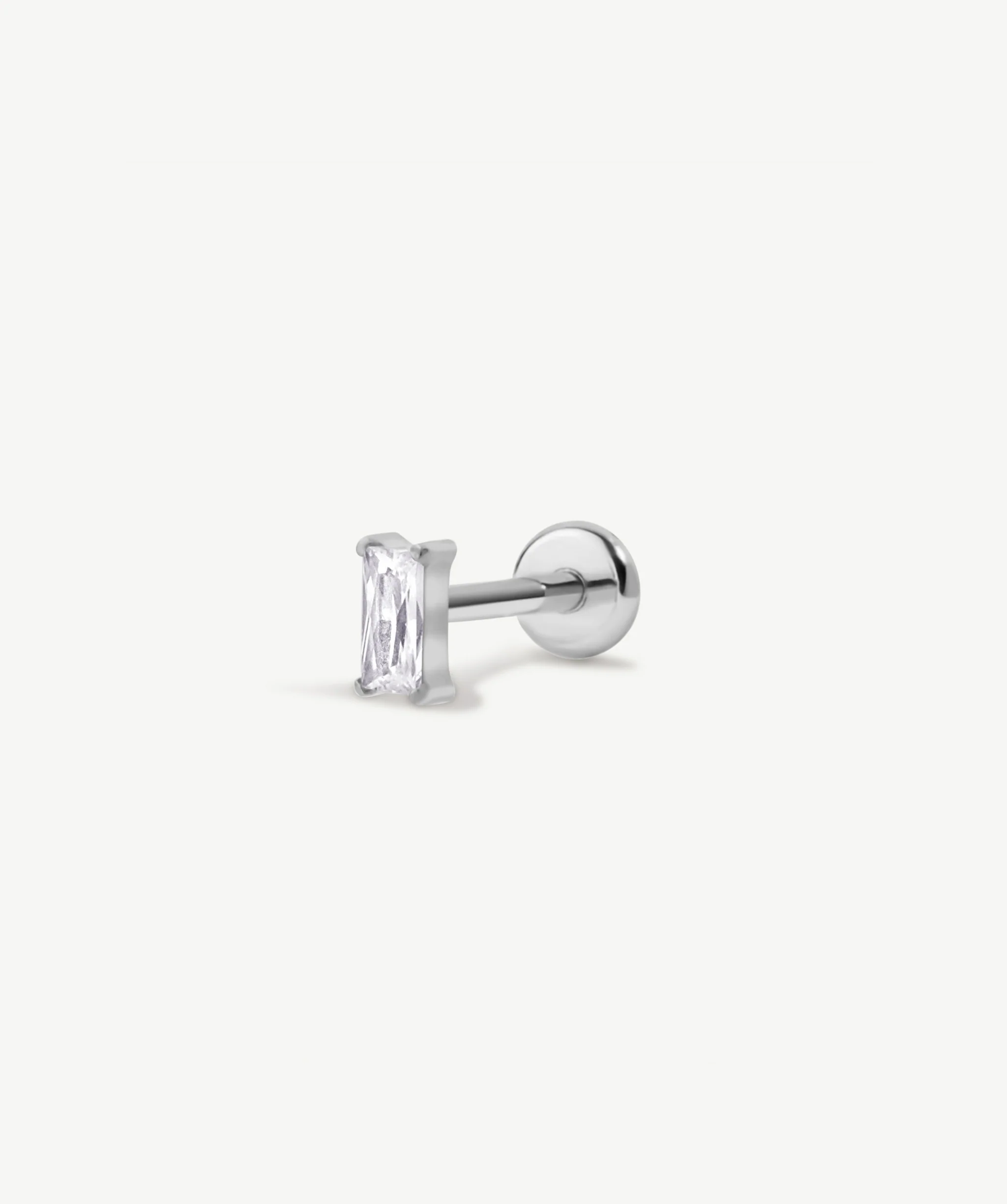 Baguette Flat Back Stud - Image 2