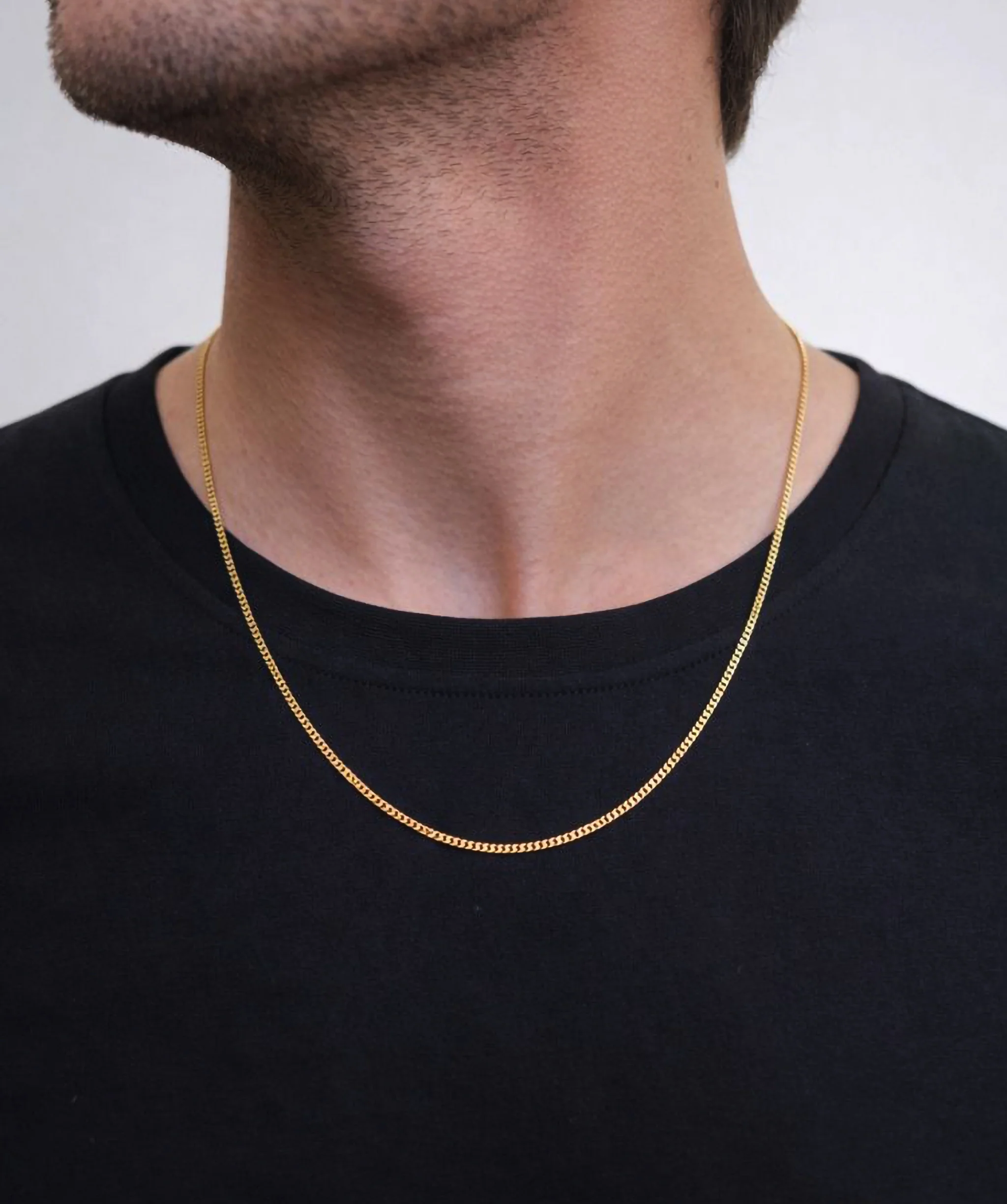 Men's Curb Chain Necklace - Image 3