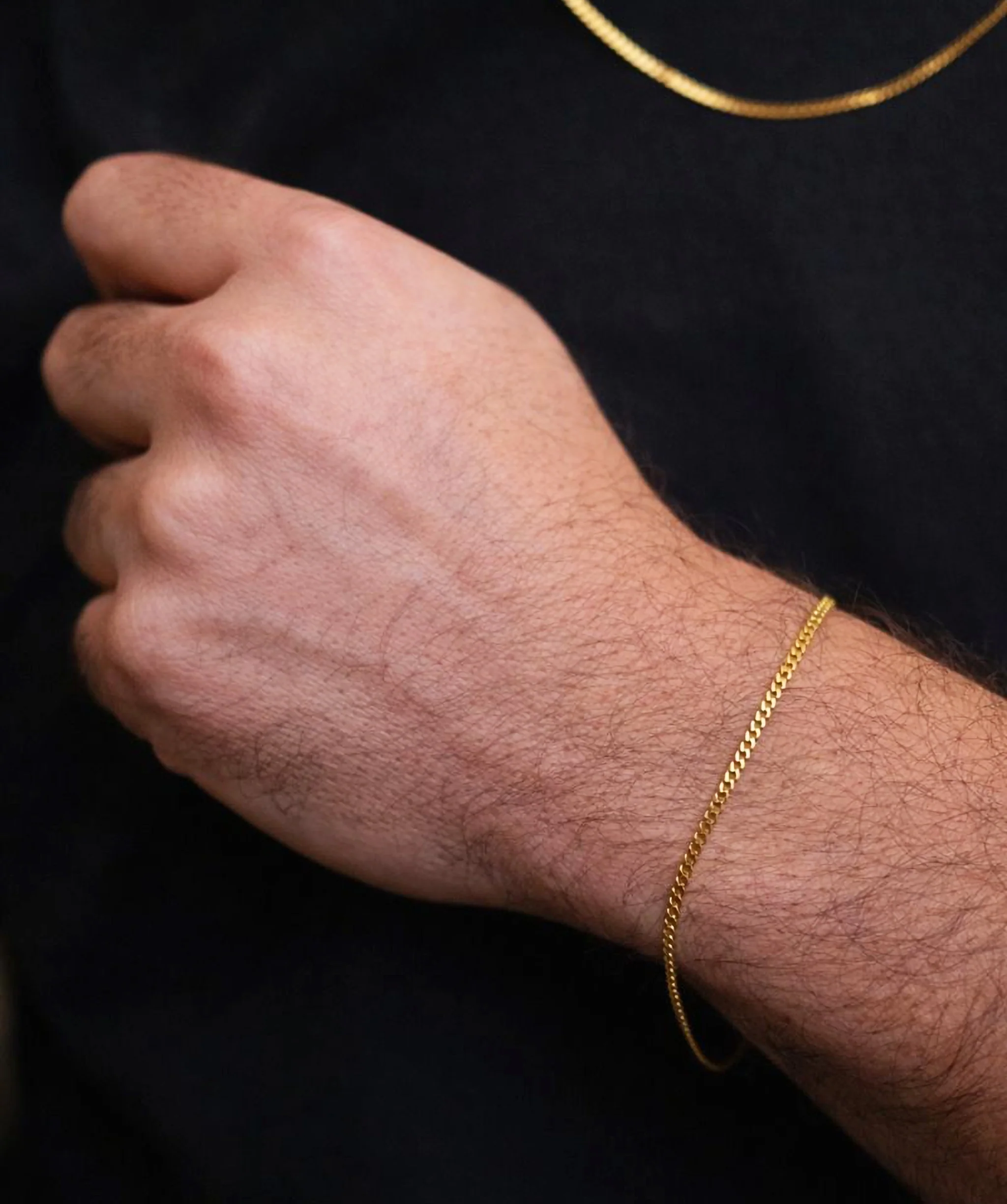 Men's Curb Chain Bracelet - Image 3