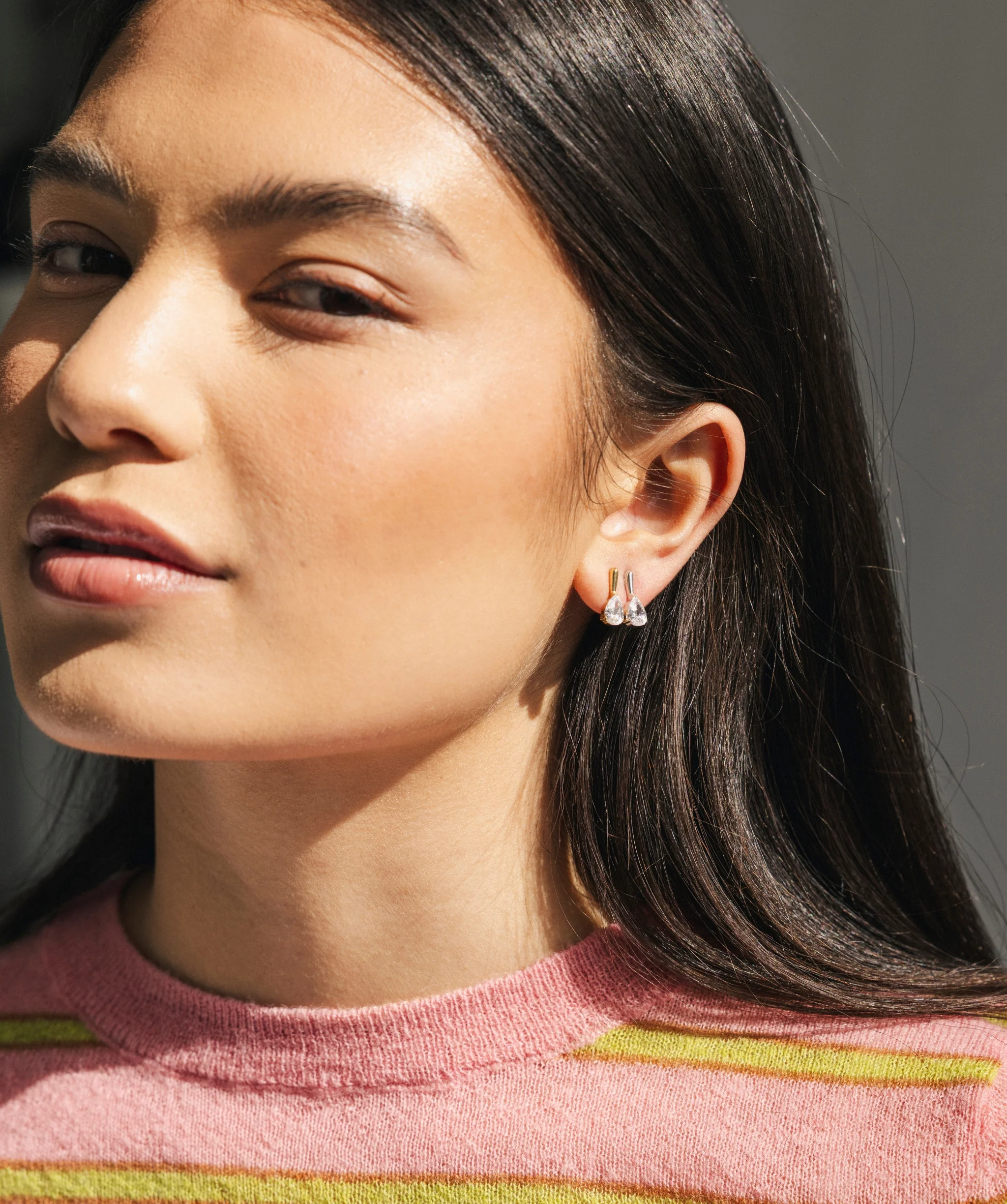 Signature Pear Drop Earrings - Image 4
