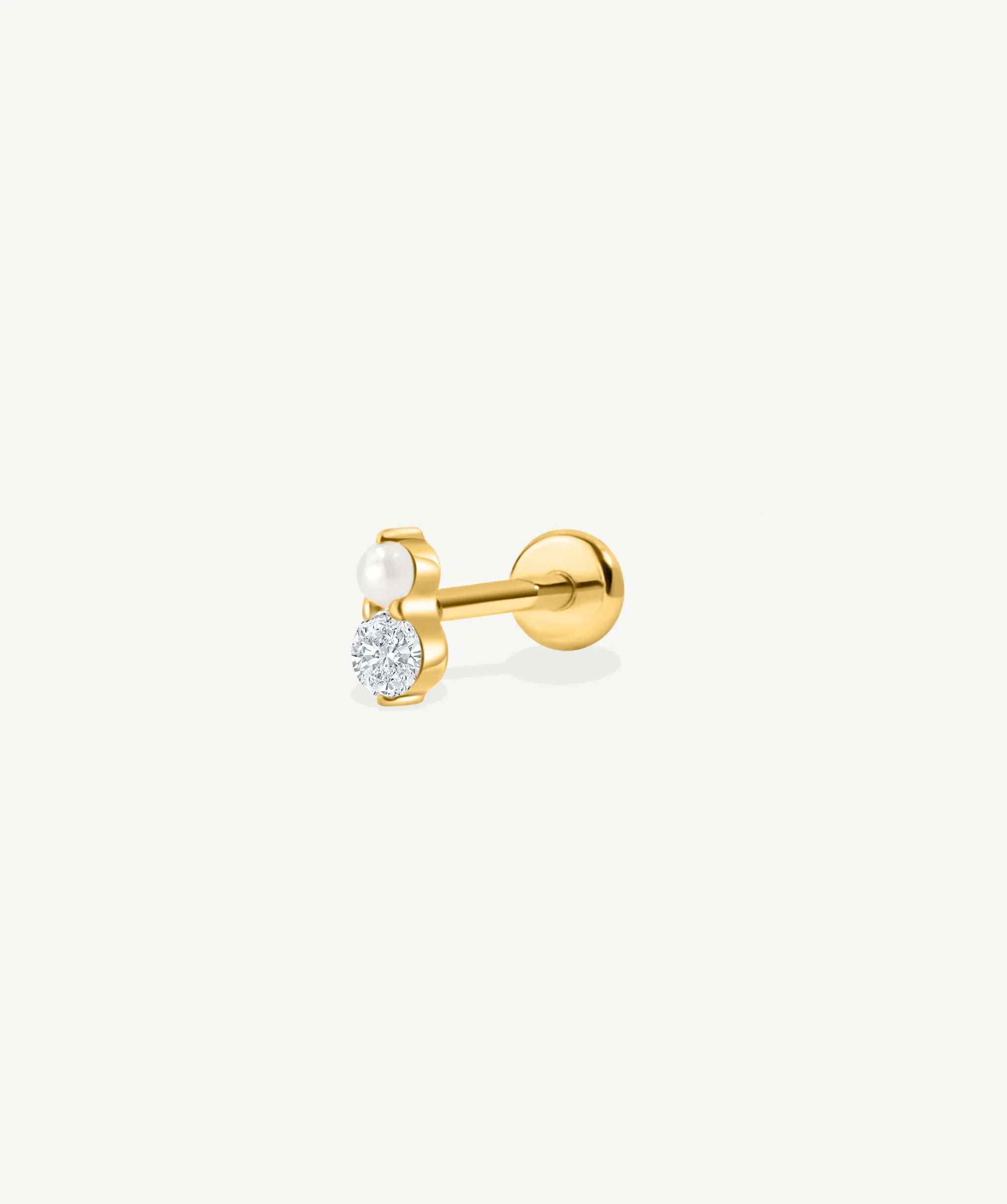Stacked CZ Flat Back Stud - Image 12